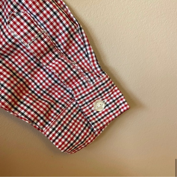 Calvin Klein Boys Long Sleeve Checkered Button Up Shirt - Picture 7 of 7
